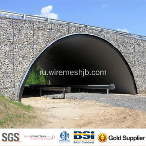 Оцинкованная корзина Gabion для проекта River Bank